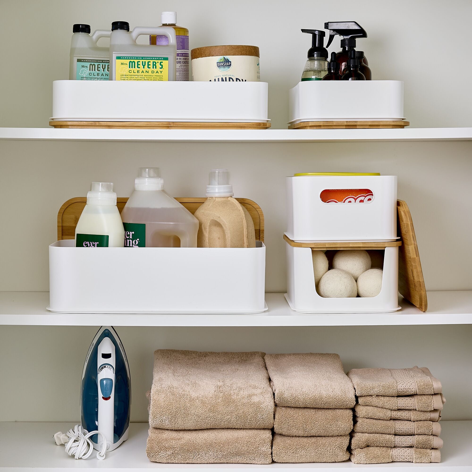 Organized Cleaning Supplies - Storage Solutions for your Products