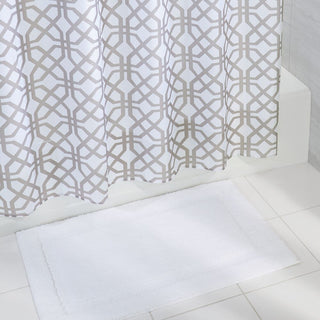 Trellis Shower Curtain Stone