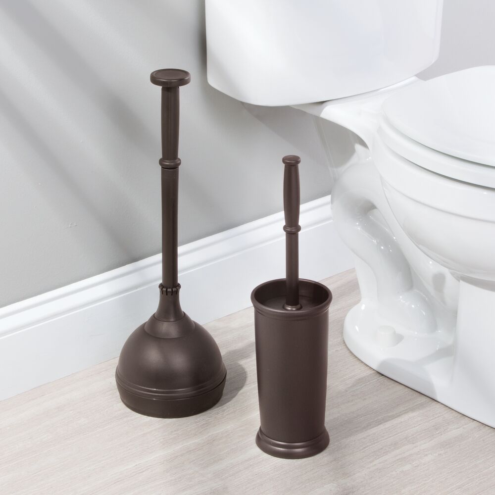 Una Plunger and Storage White - Interdesign