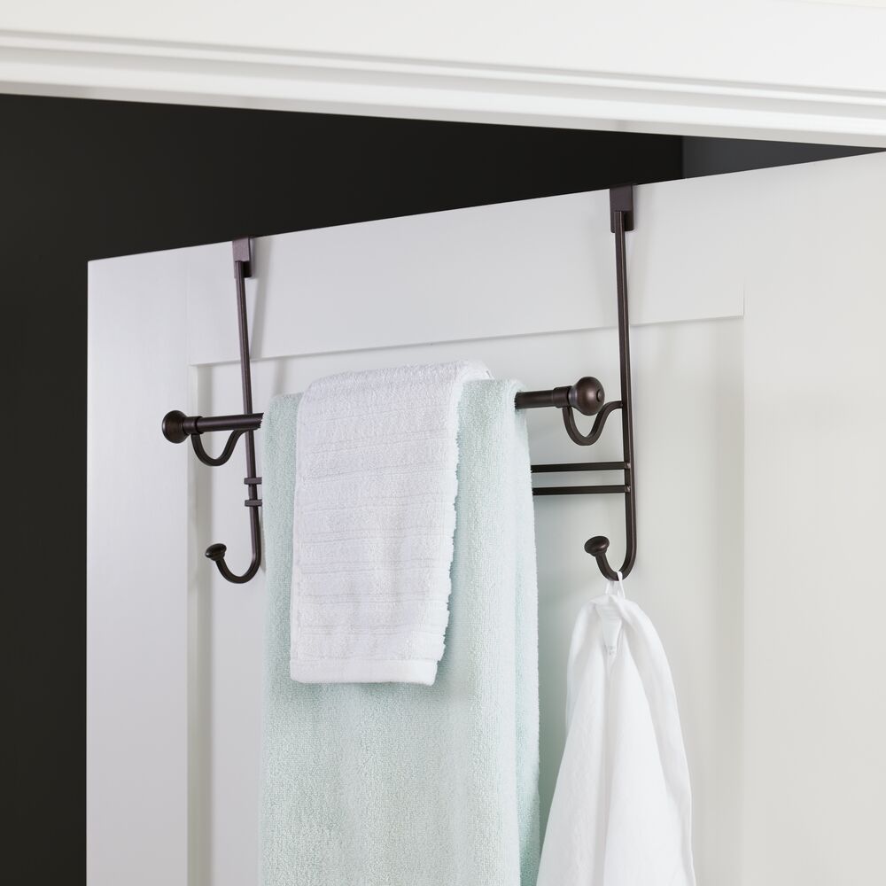 Interdesign York Over The Shower Door Towel Rack