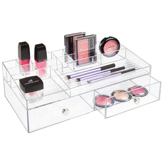 Drawers Cosmetic Organizer - 2 Drawer Clear - iDesign-Drawers