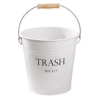 iDesign Pail Waste Can in White - iDesign-Waste Can