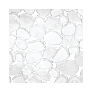 iDesign Pebblz Square Shower Mat in Clear - iDesign-Bath/Shower Mat