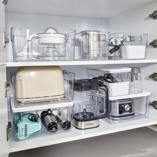 Rosanna Pansino Collection by iDesign Kitchen Storage Lidded Bin Clear/Marshmallow