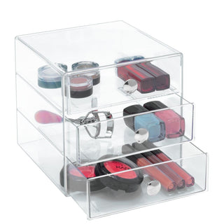 iDesign Drawers - Original 3 Drawer in Clear