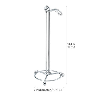 iDesign Classico Swivel Arm Paper Towel Holder Stand in Chrome