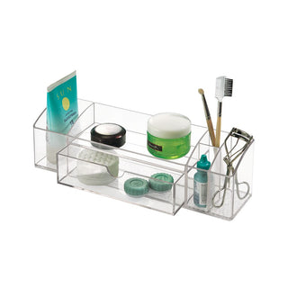 iDesign Med+ 12" Drawer Caddy in Clear