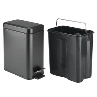 Rectangle Step Can 5L Black