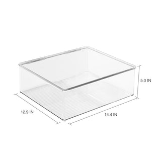 iDesign Closet Clothing Box in Clear