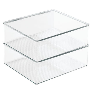 iDesign Closet Clothing Box in Clear
