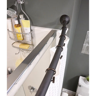 Curved Shower Curtain Rod Matte Black