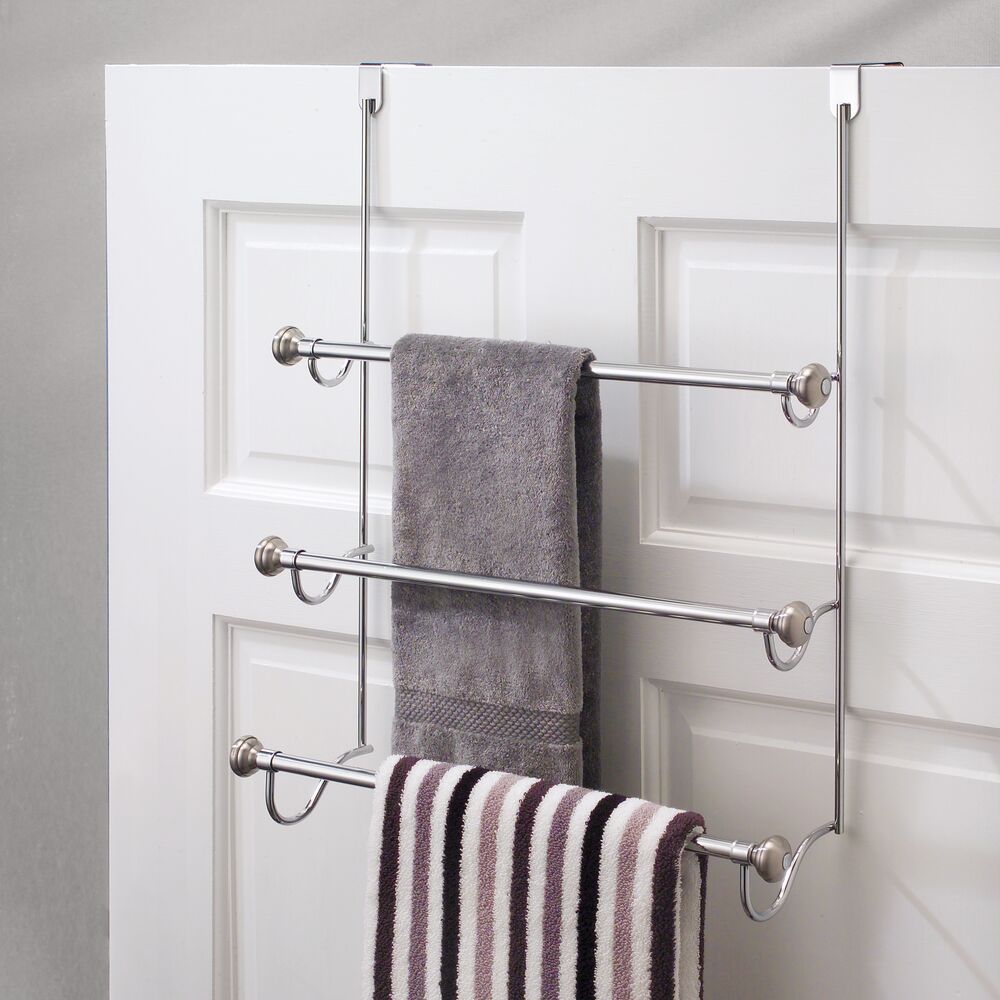 Metal Bathroom Shelf with Hand Towel Bar, Wall Mounted Shower Caddy Basket  Shelf