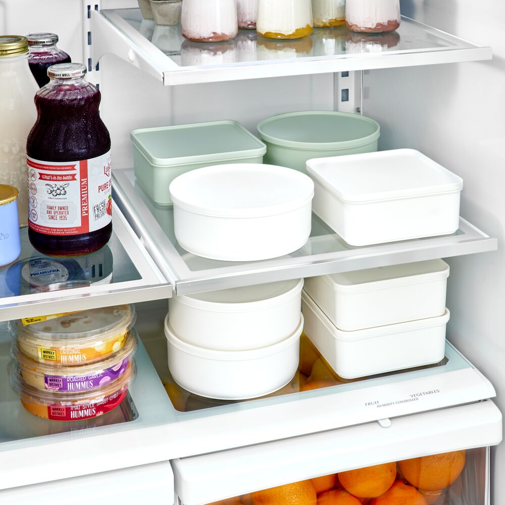 Gourmet Kitchen All-Purpose Clear Storage Pantry Bins, Set of 4