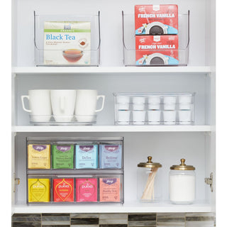 iDesign Crisp Tea Storage Organizer in Clear