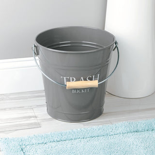 Pail Waste Can Gray