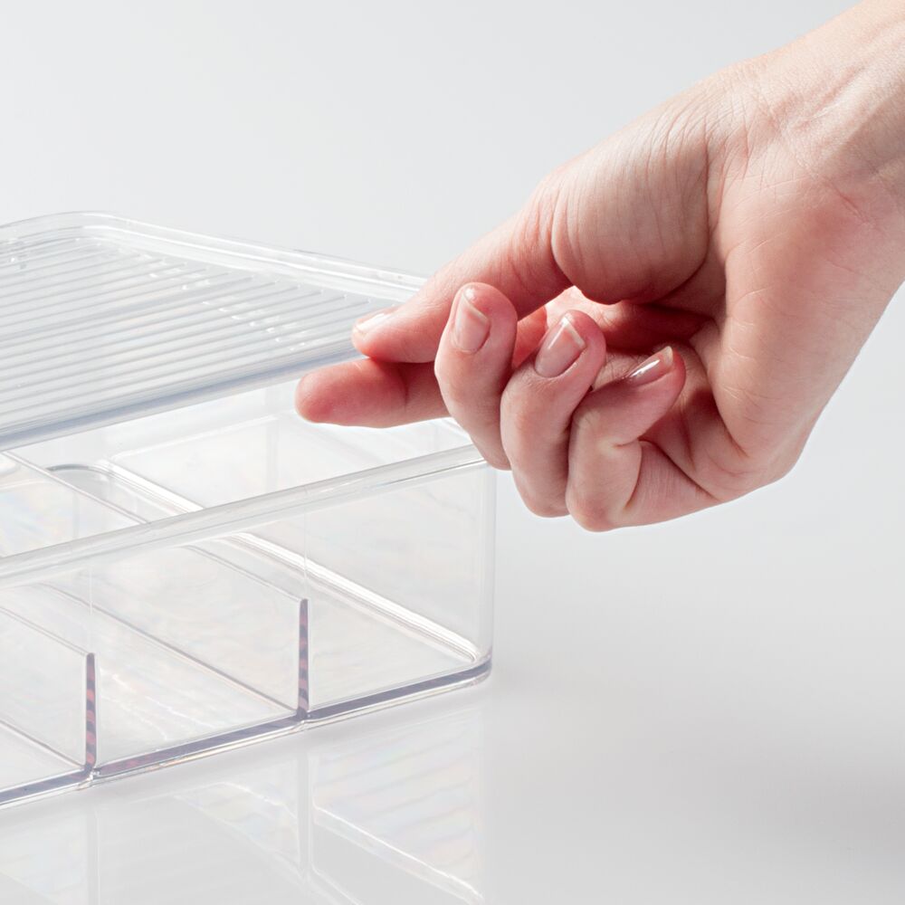The Battery Organizer Storage Case with Hinged Clear Cover