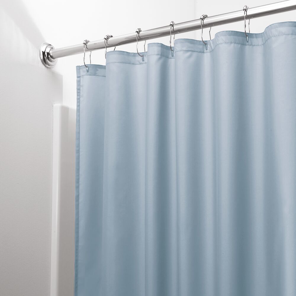 Poly Shower Curtain Liner Slate Blue