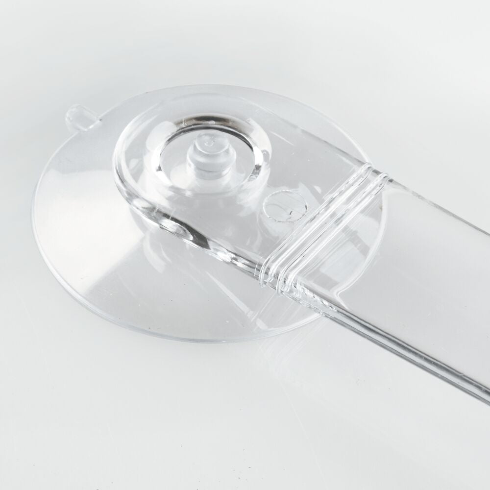 iDesign Orbz - Alfombrilla de baño antideslizante con succión para ducha,  bañera, transparente