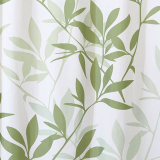 Leaves Shower Curtain Green