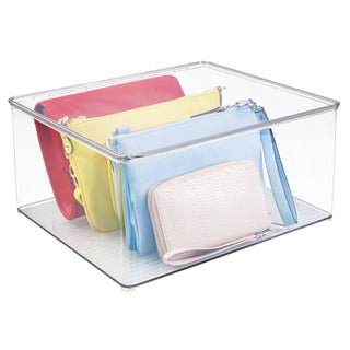 RPET Closet Clothing Box- Large Clear