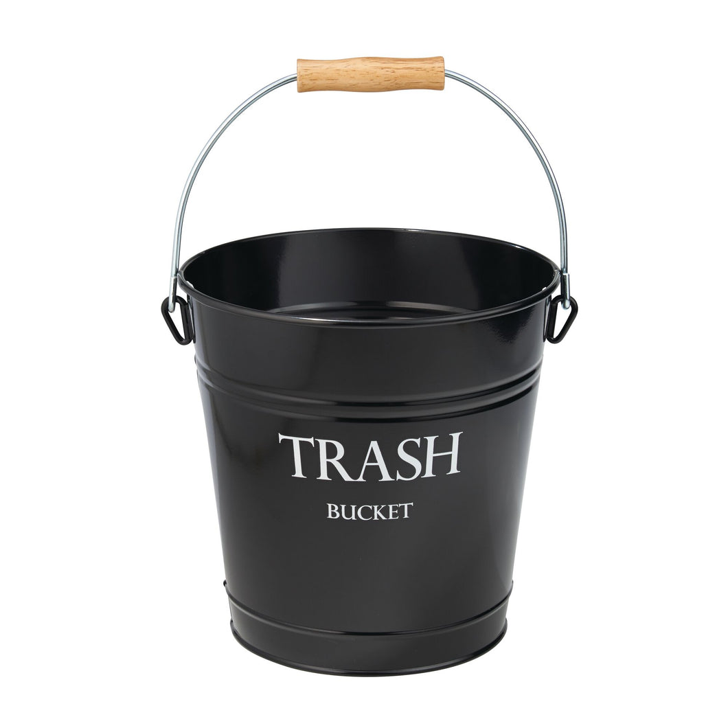 Pail Waste Can Black