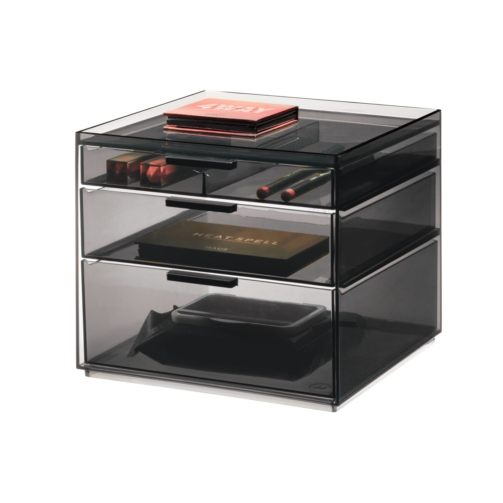 Clear Acrylic Cosmetic Cube Makeup Organizer With 7-drawers -   Makeup  storage organization, Acrylic organizer, Makeup organization