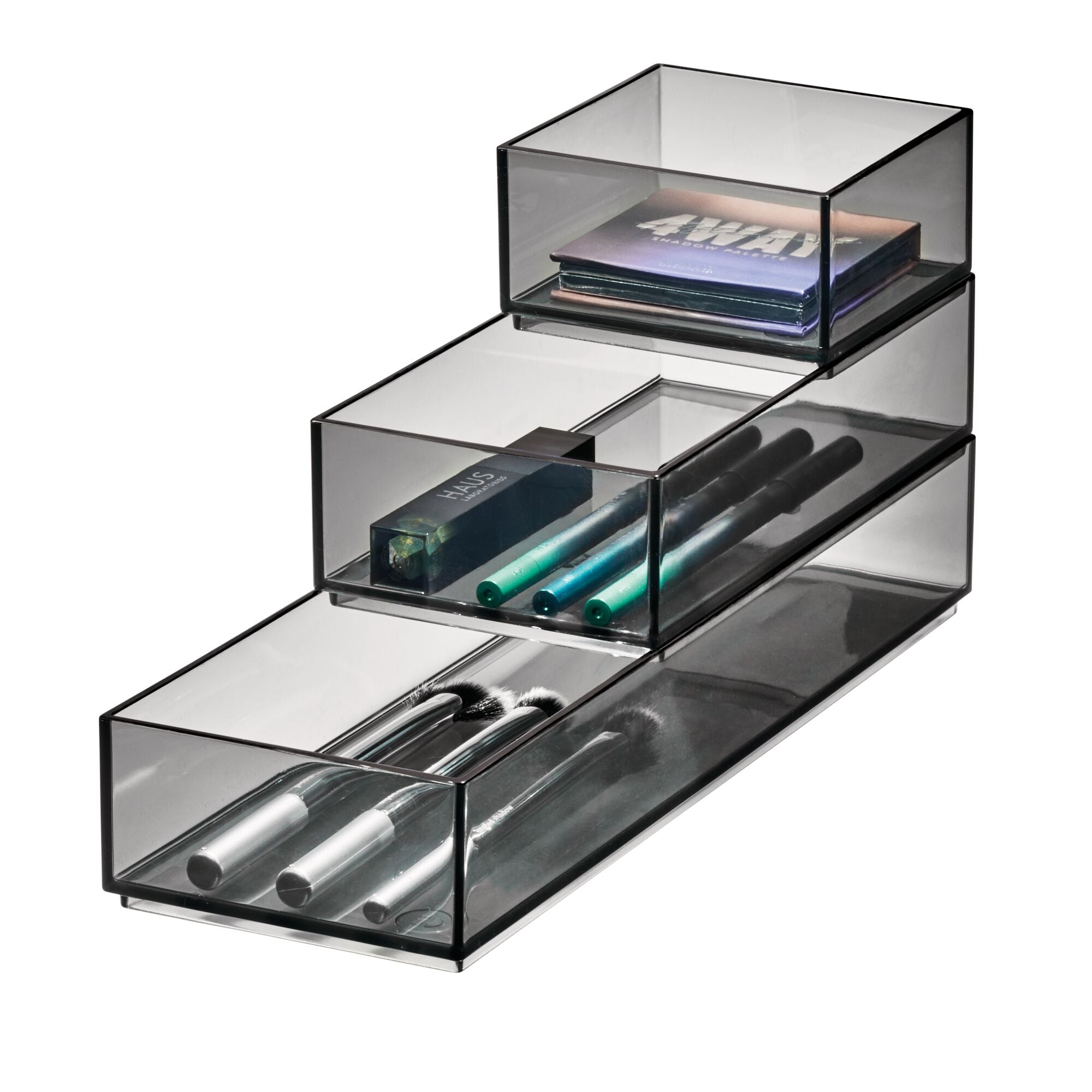 Boite de rangement pour cosmétiques 3 tiroirs InterDesign, Valises,  rangements et supports DJ, Top Prix
