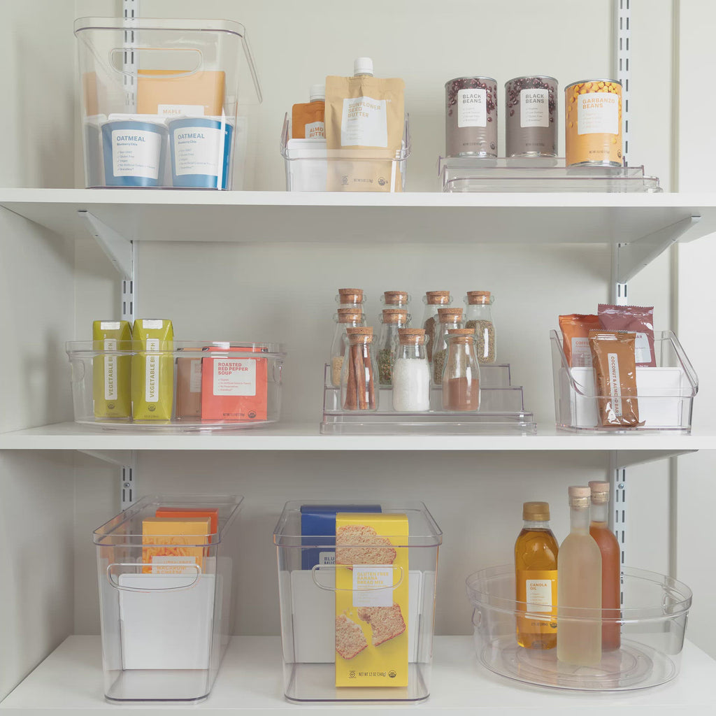 Interdesign Crisp Tiered Cabinet Organizer Clear