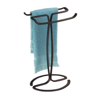 Axis Finger Tip Towel Holder Bronze - iDesign-Towel Stand