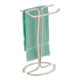 Axis Finger Tip Towel Holder Satin - iDesign-Guest Towel Holder