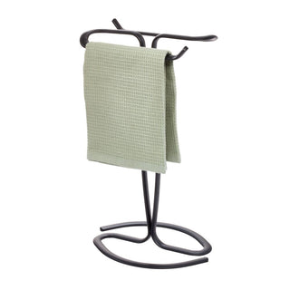 Axis Fingertip Towel Holder Matte Black - iDesign-Guest Towel Holder