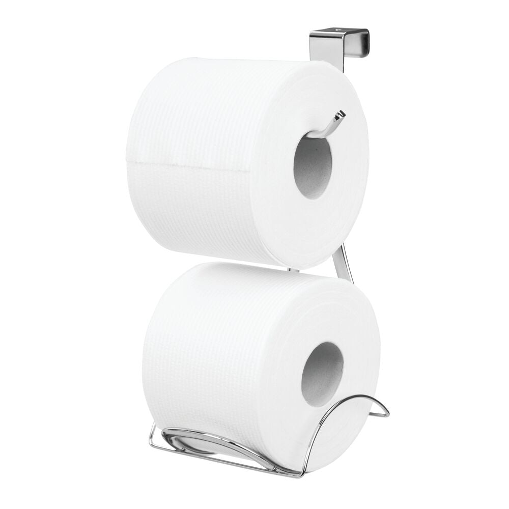 Axis OTT Tissue Holder Plus Chrome - iDesign-Toilet Tissue Reserve - Over Tank