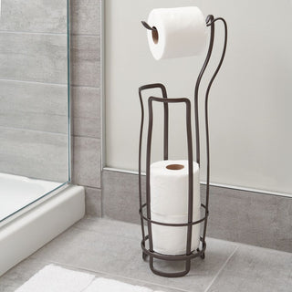 Axis Roll Reserve Plus Bronze - iDesign-Toilet Tissue Reserve+
