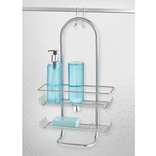 Classico Jumbo Shower Caddy Silver - iDesign-Shower Caddy