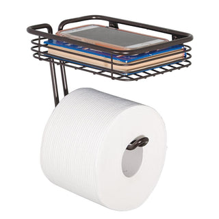 Toilet Paper Holder with Shelf