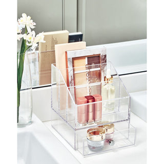 Drawers Cosmetic Palette Organizer Clear - iDesign-Vanity/Cosmetic Organizer