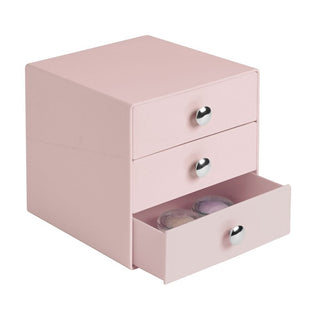 Drawers - Original 3 Drawer Pink - iDesign-Vanity/Cosmetic Organizer