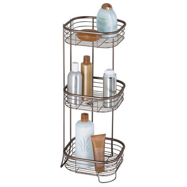 Interdesign Forma 2 Tier Shower Shelf- Square - Bronze