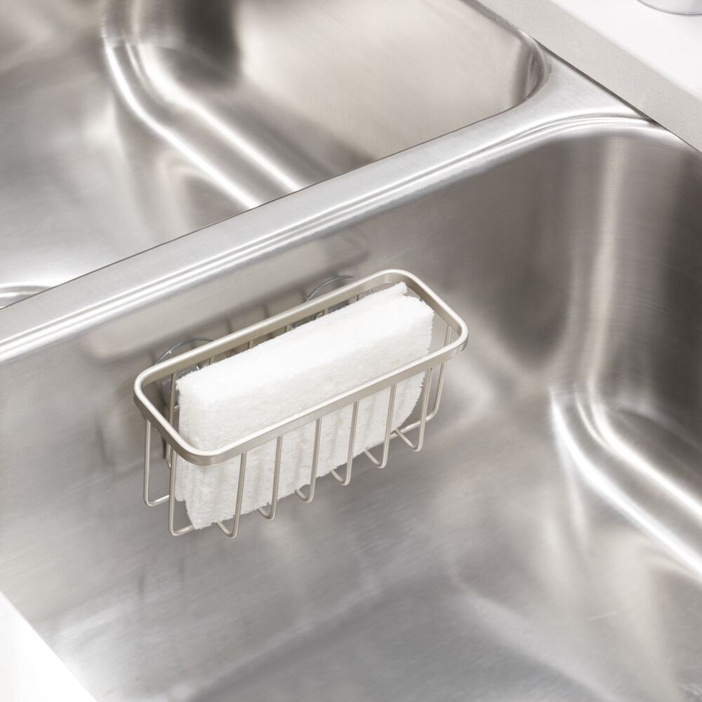 Classico Kitchen Over-the-Sink Dish Drainer Rack, Satin – iDesign