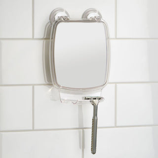 iDesign Bath Storage Power Lock Rect Mirror in Clear - iDesign-Mirror