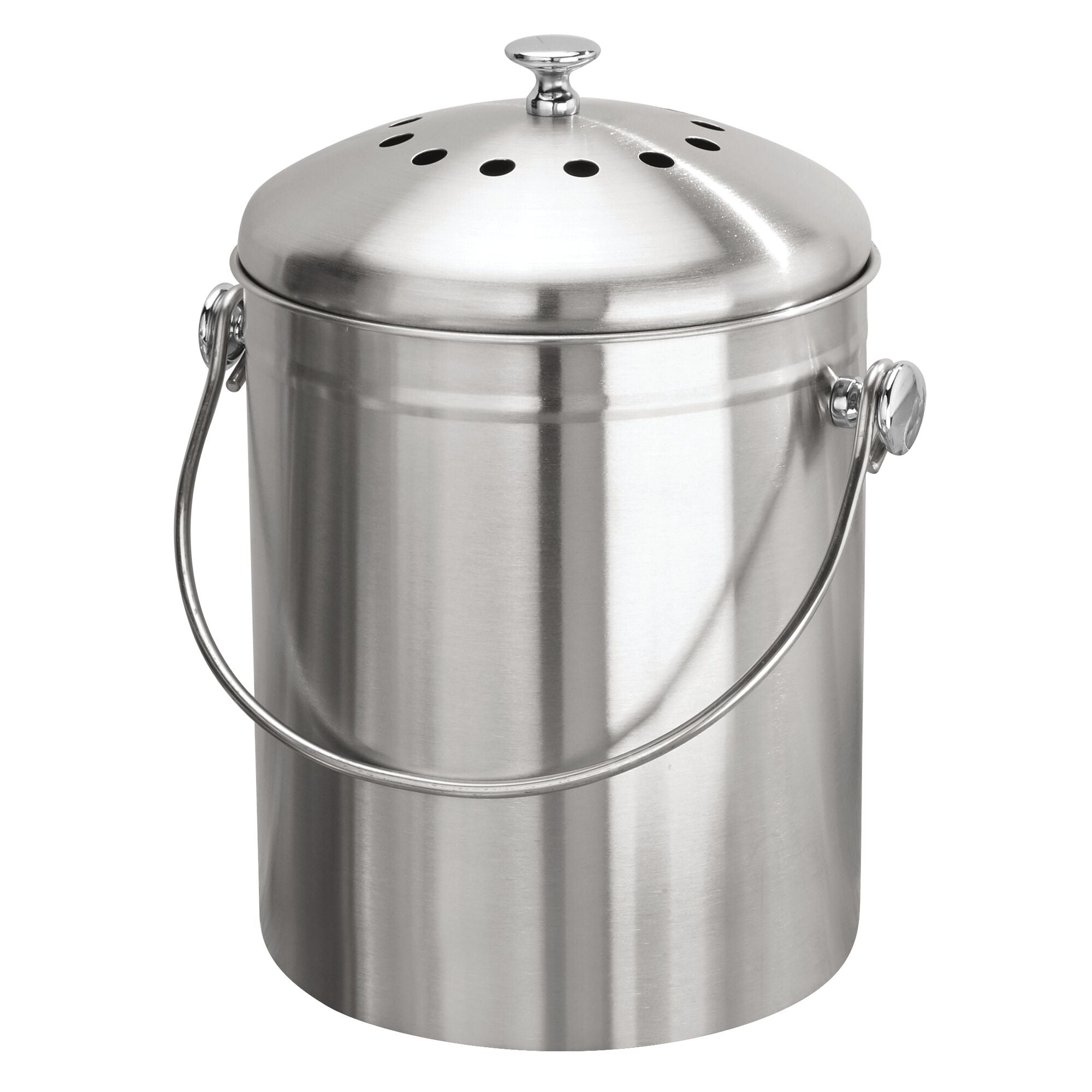 1.3 Gallon Stainless Steel Compost Bucket - On Sale - Bed Bath & Beyond -  37979529