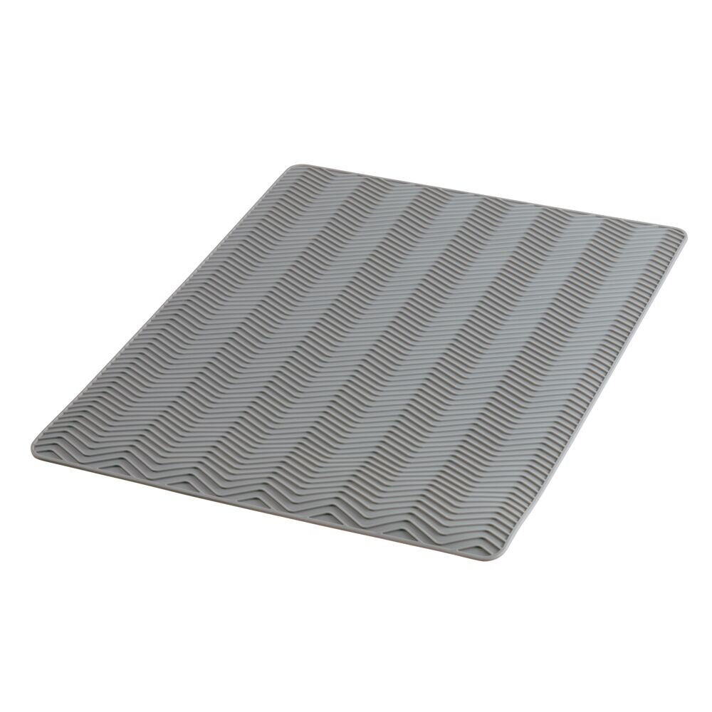 Large Grey Dish Drying Mat