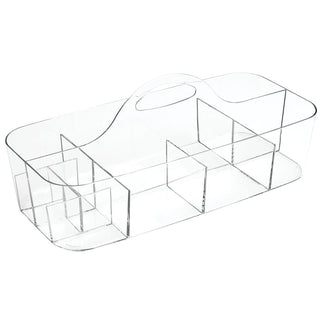 iDesign Clarity Bath Tote - Large in Clear - iDesign-Tote