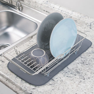 iDesign Classico Over Sink Dish Drainer in Satin - iDesign-Dish Drainer