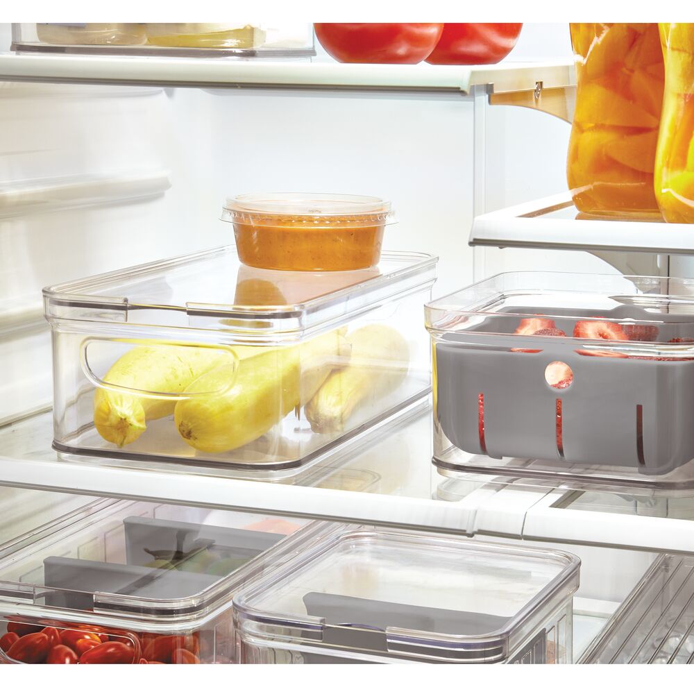 iDesign Crisp Stackable Refrigerator and Pantry Produce Food