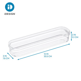 iDesign 12-in x 6-in Clear Plastic Drawer Organizer in the Drawer Organizers  department at
