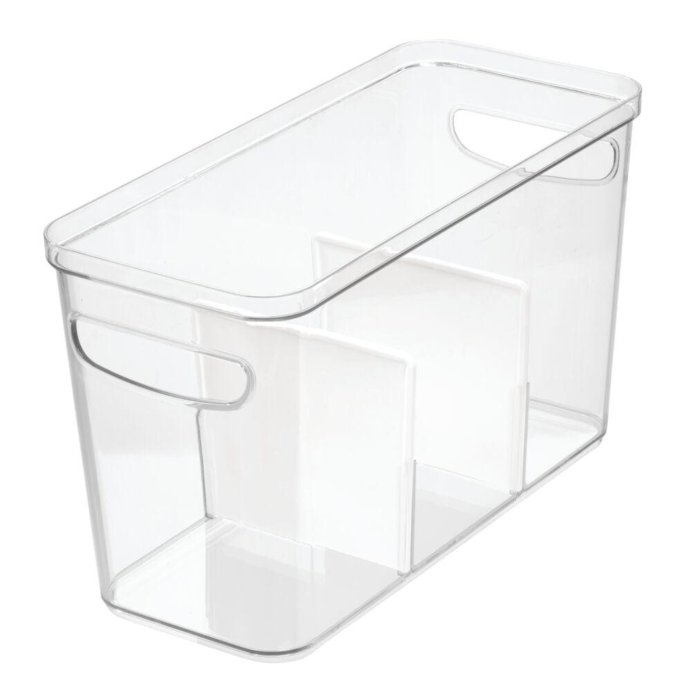 Simplify 14 x 6 Clear Plastic Storage Bin
