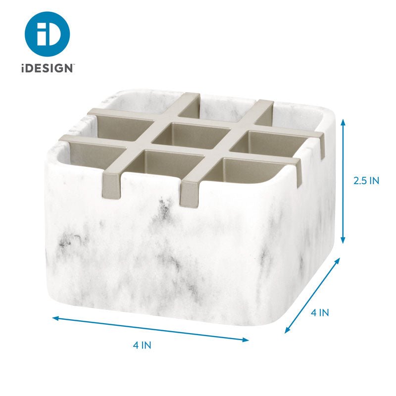 iDesign Plastic High Rise Medicine Cabinet Organizer The Med+