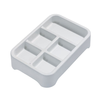 iDesign Eco BPA-Free Plastic 5-Compartment Organizer Insert, Gray - iDesign-Tray