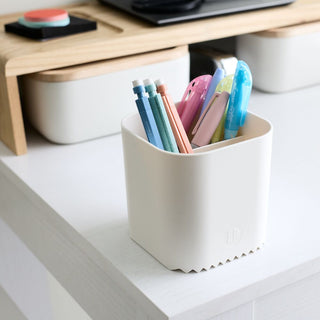 iDesign Eco Office Organization Collection Recycled Plastic in Coconut - iDesign-Eco Bin